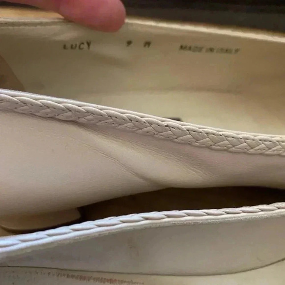 Bally Vintage Ivy Cream Point Toe Heels Shoes - Picture 8 of 12